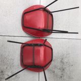 2 shell chairs by Pierre Guariche