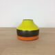 Tricolor ceramic vase