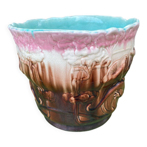 Cache pot majolique wessel art