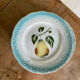 Set of 6 Clairefontaine Graves pear slip plates