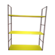 Etagere string metal yellow rising strier gold 59x47x15,5