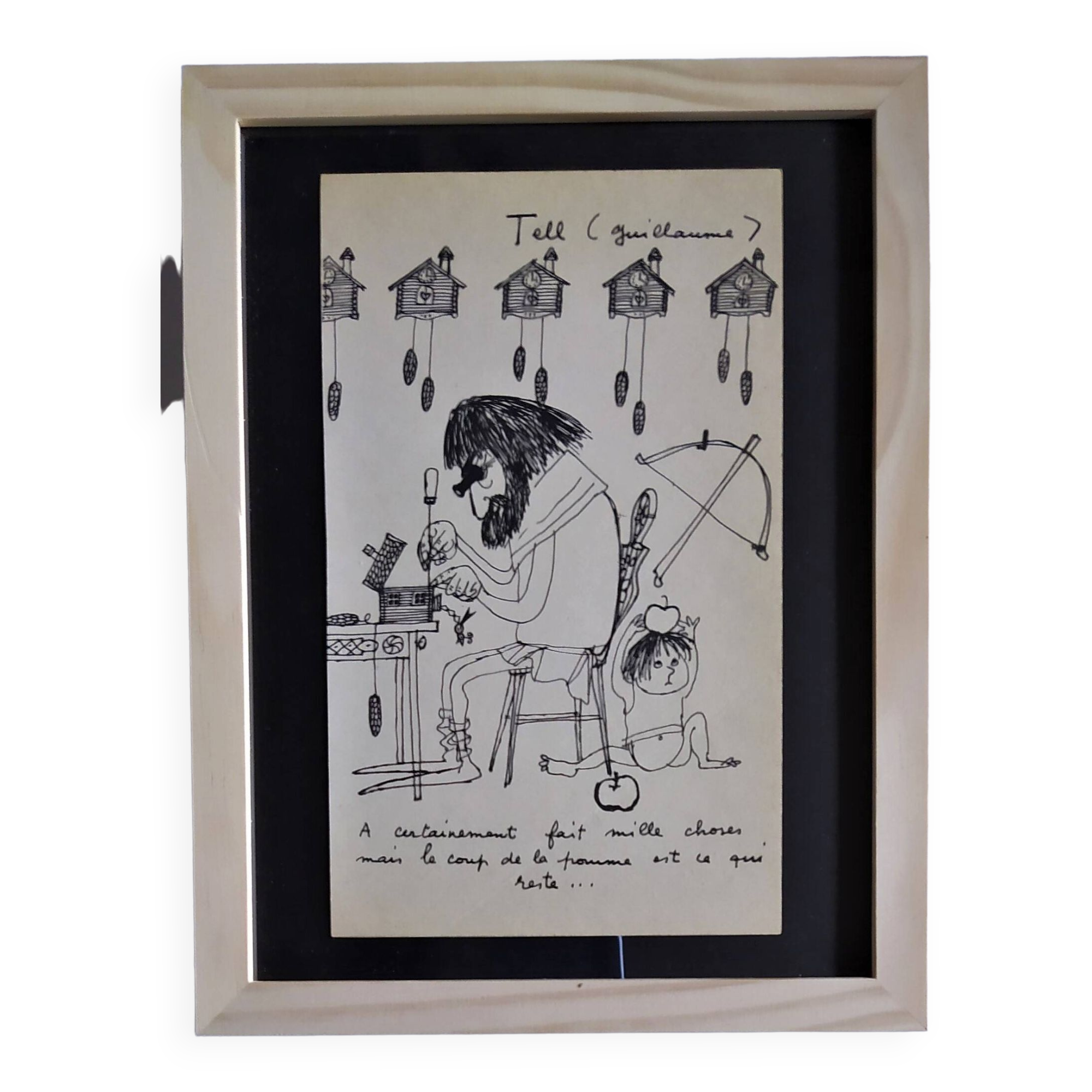 Damaging illustration from 1962 "Switzerland of Tell (Guillaume)"