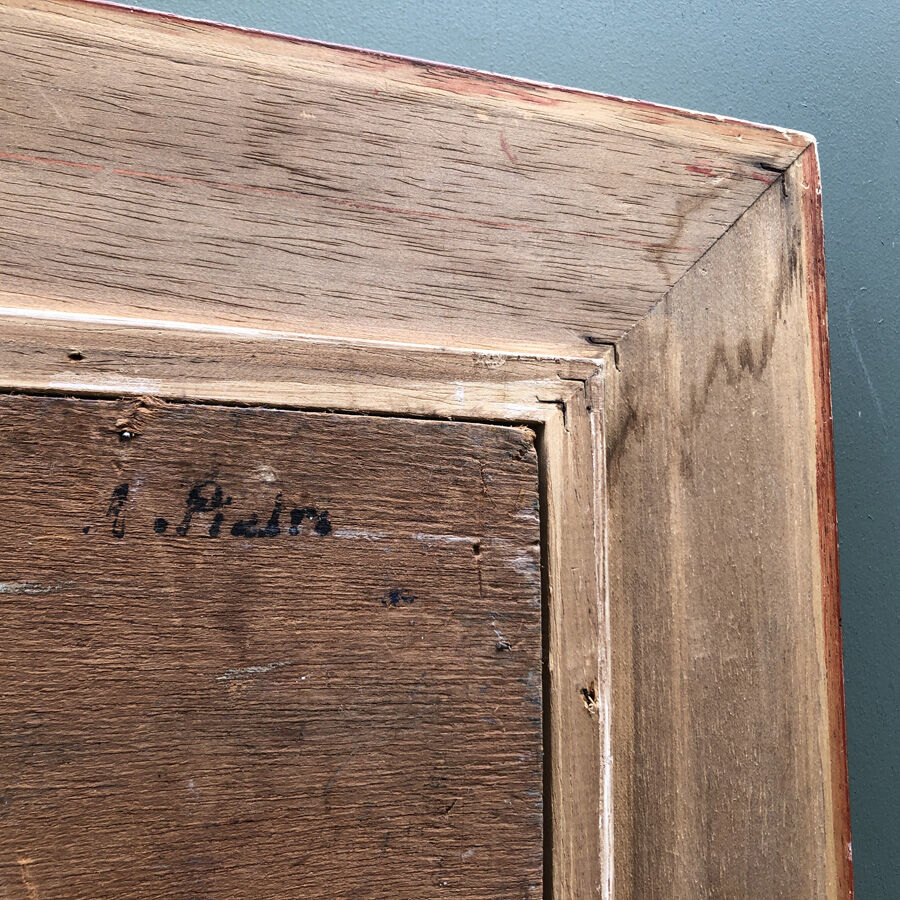 Old still life painting by A.Pietri