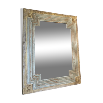 Miroir style Louis XVI en bois sculpté