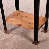 Industrial bar table, high garden table, console, work table