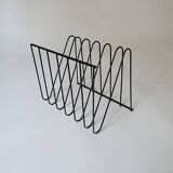 design François Arnal Atelier A vintage 1970 Zigzag magazine rack