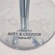 Crystal Champagne Flutes in Holder by Philippe Di Meo for Moët & Chandon, 1980s, Set of 2