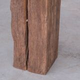 Vintage Wooden Tree Trunk Pedestal Display Stand