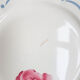 Lot de 4 assiettes plates "boulogne" Digoin Sarreguemines