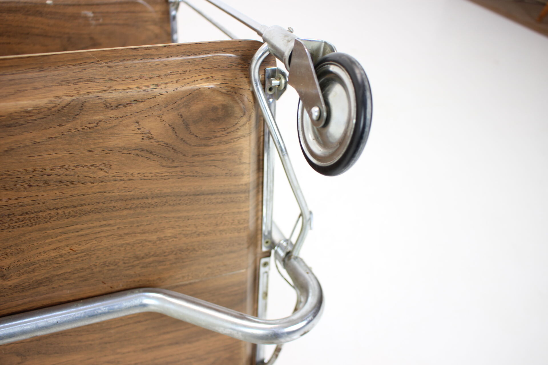 Mid-century adjustable trolley bar, 1980's.