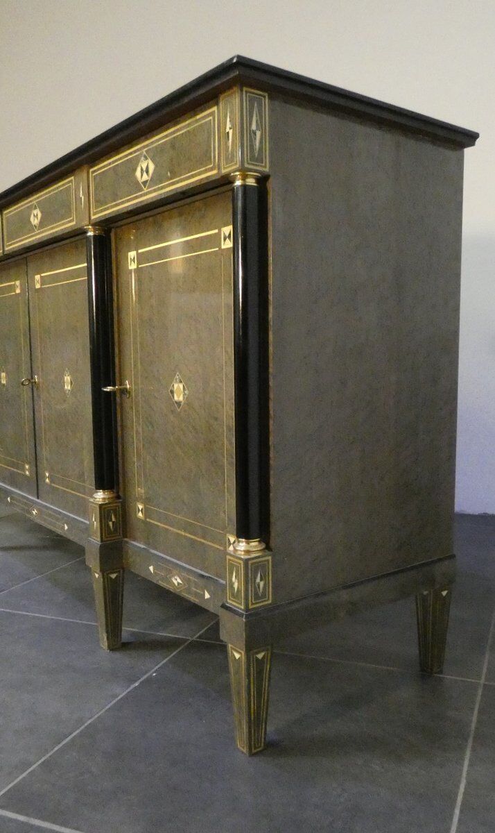 Louis XVI Style Hollywood Regency Sideboard, France, 1980s