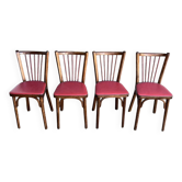 (Lot) 4 Chaises Bistrot Baumann