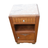 30s bedside table/ marble top
