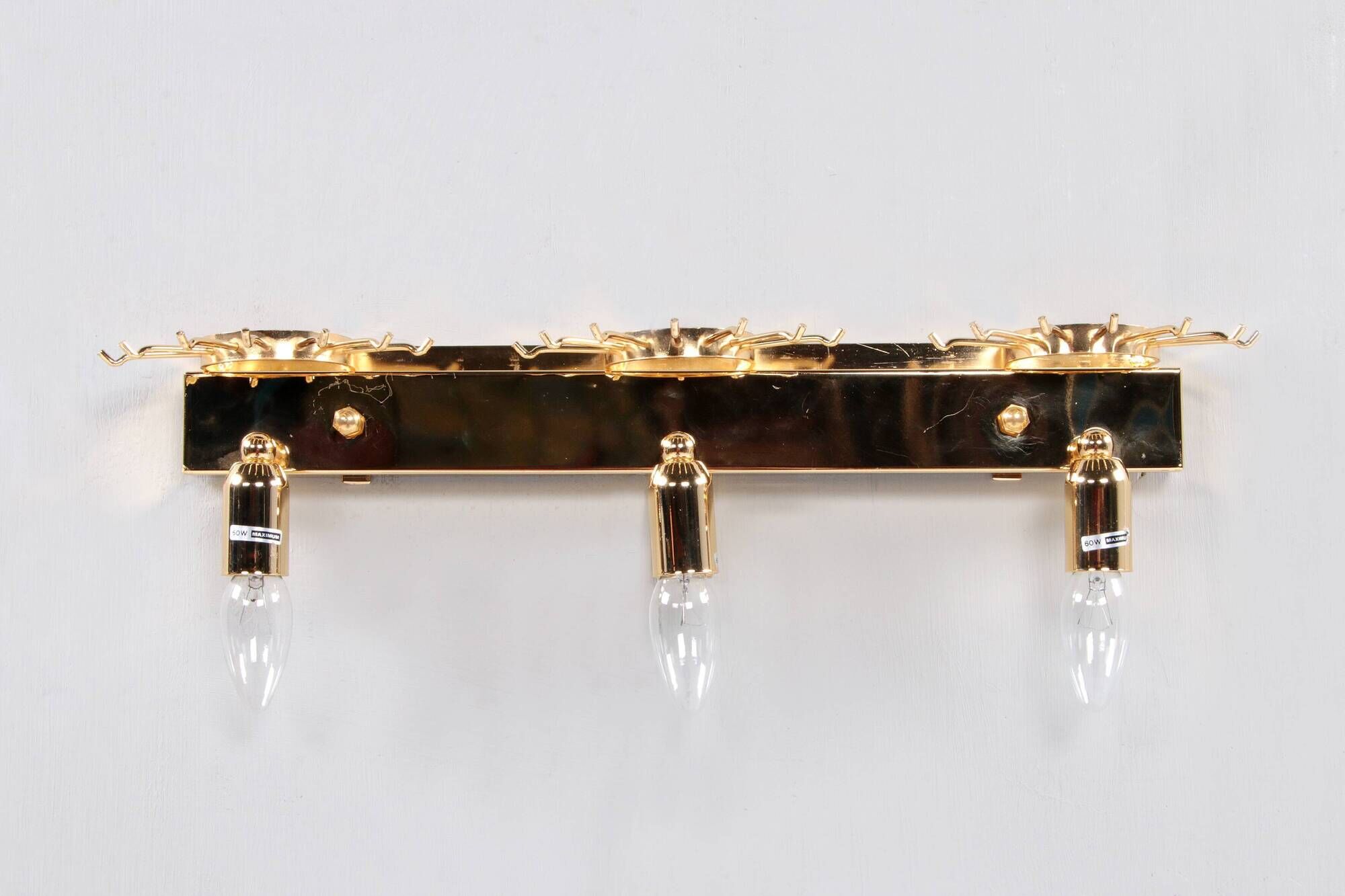 Murano glass Italian wall lamp design by Venini, 1970 Italy