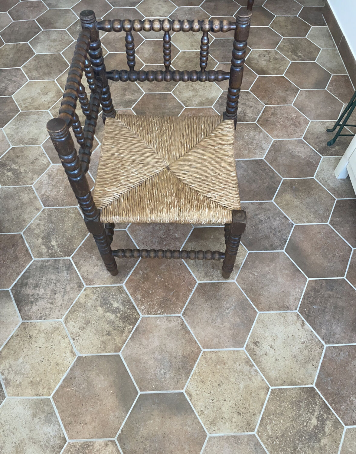 Two small corner chairs