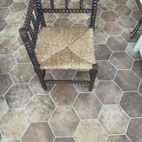 Two small corner chairs
