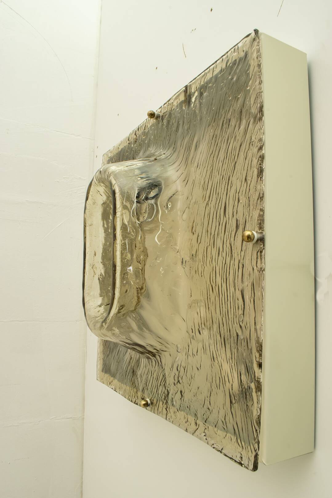 Four Toni Zuccheri Mid-Century Modern Murano Glass Sconces for Venini, 1960