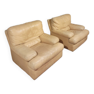 Fauteuil club cuir