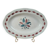 Oval plate L’amandinoise, model Auvergne