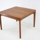 Table basse en teck par Henning Kjærnulf pour Vejle Mobelfabrik Danemark années 1960