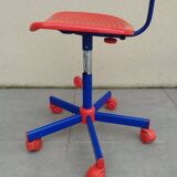 Vintage office chair, ikea design Memphis