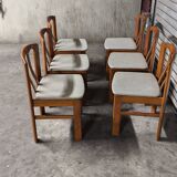 Vintage Baumann elm chairs