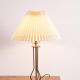 Danish brass table lamp, 1950s Denmark