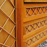 Cabinet rattan vintage year 60