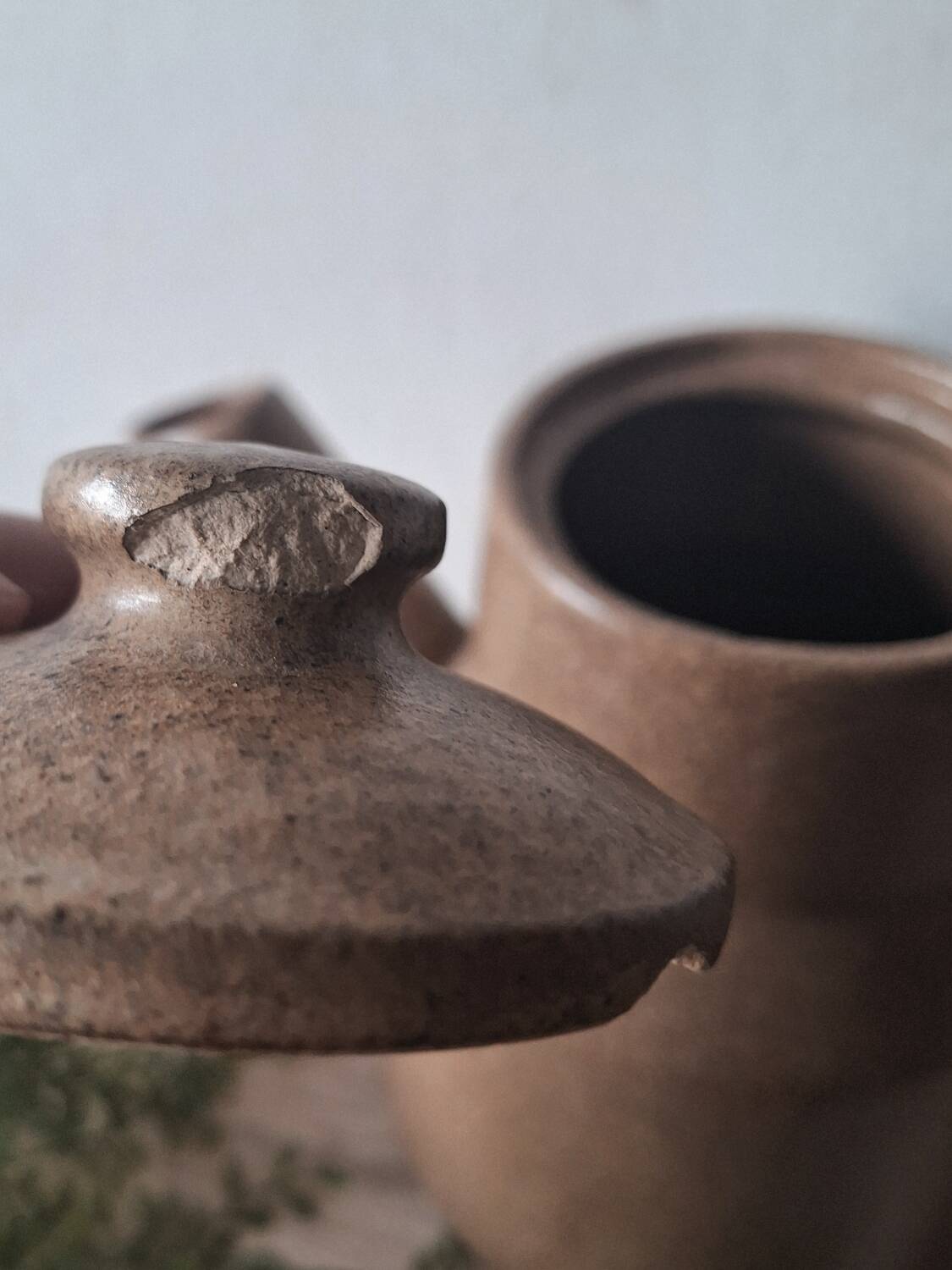 Stoneware teapot