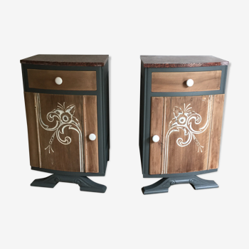 Pair of nightstands vintage