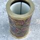 Wine Bottle Cooler Retro 1960s Paisley French Ice Bucket Gold Trim