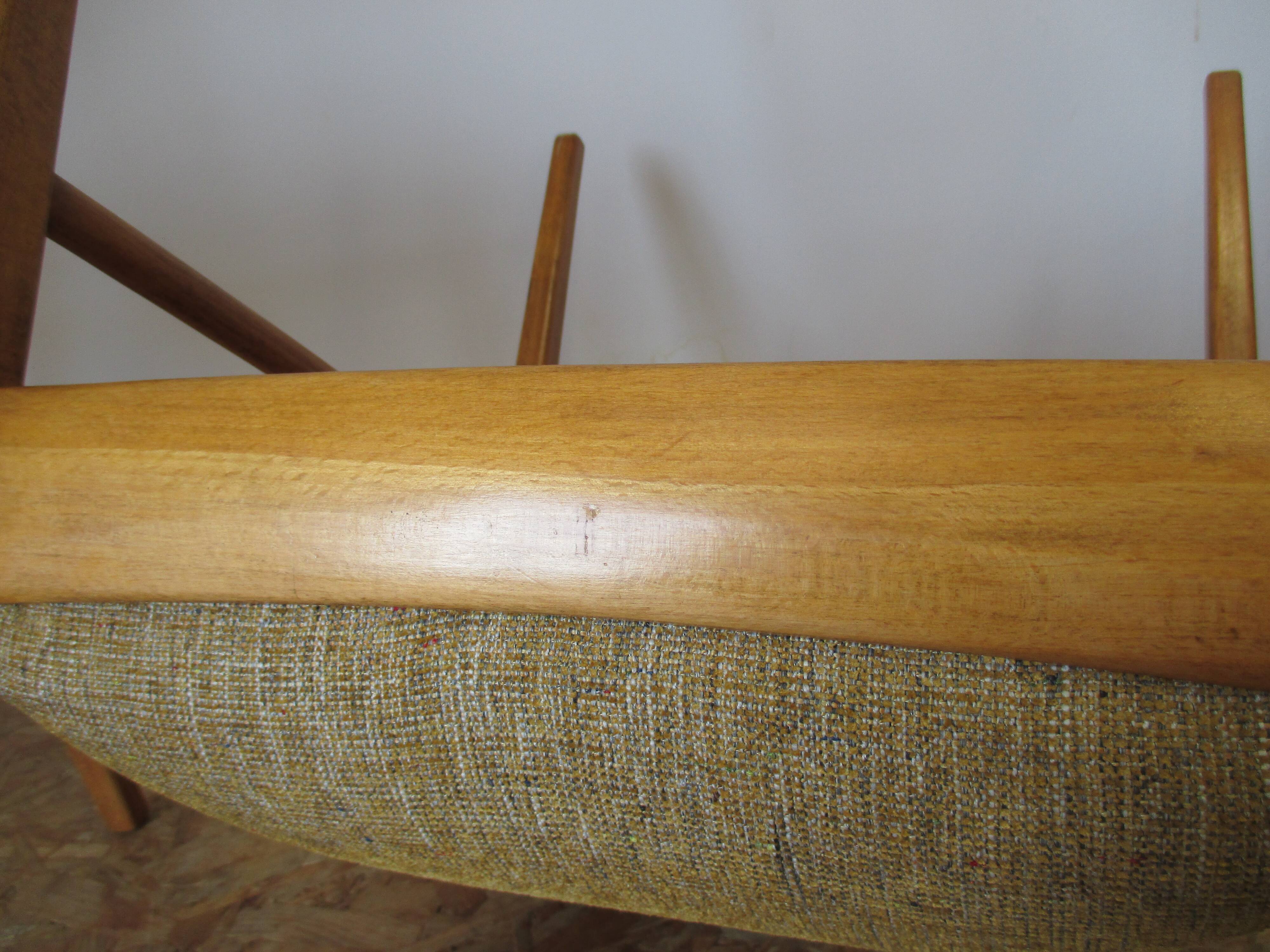6 Scandinavian chairs 60s in beech Farstrup