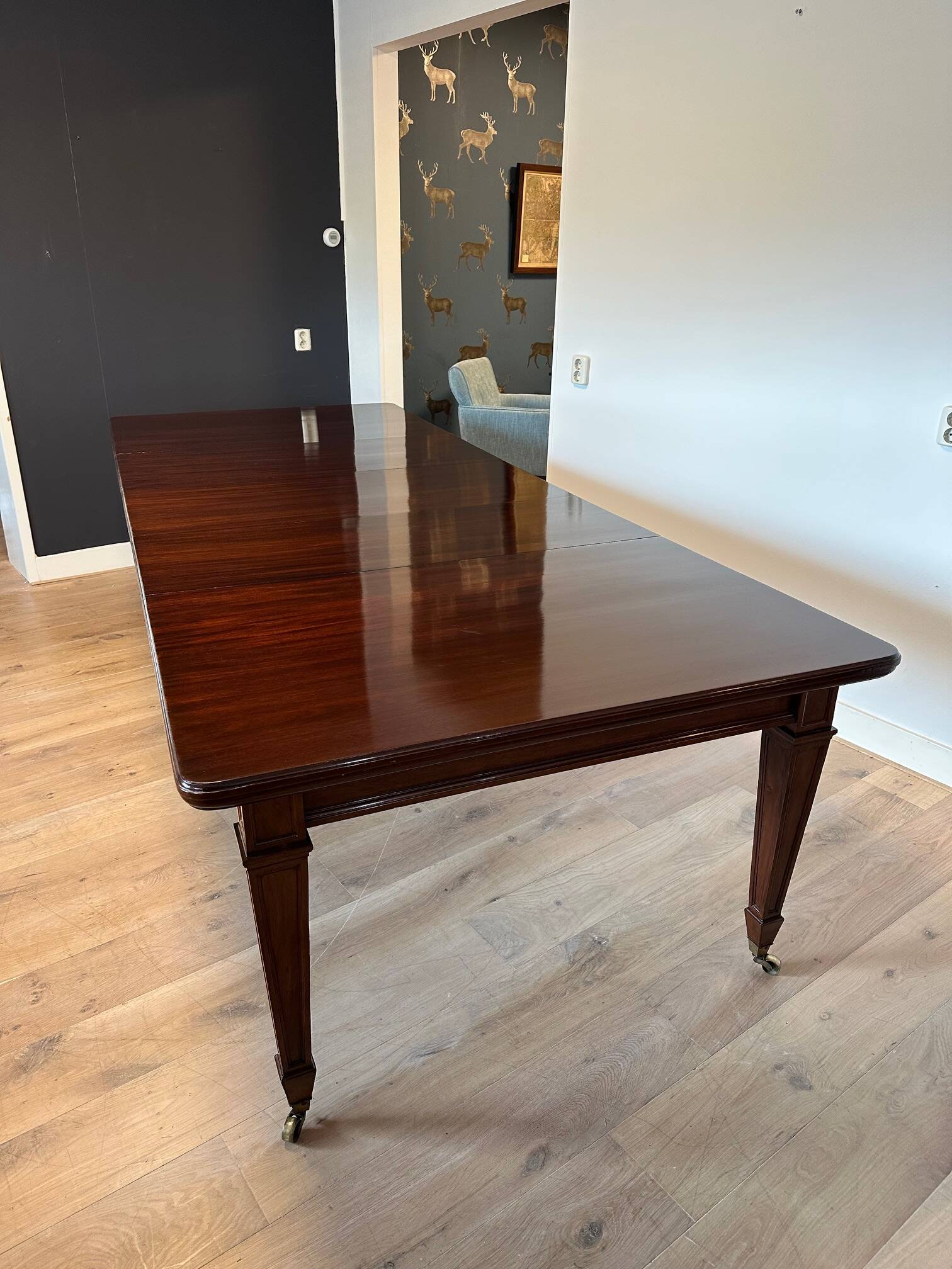 Large antique dining table