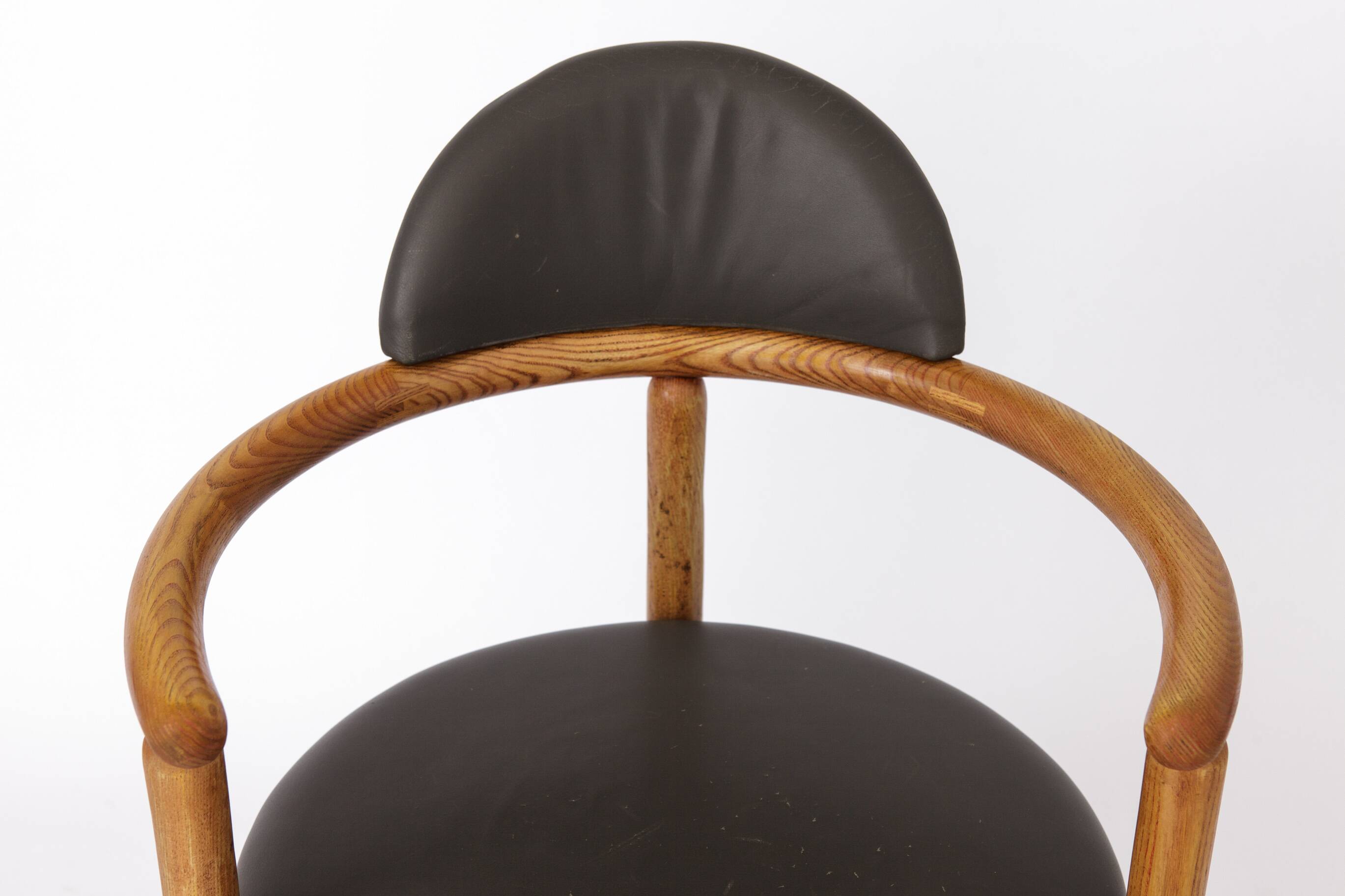 Chaise de bureau / fauteuil vintage unique des années 1980