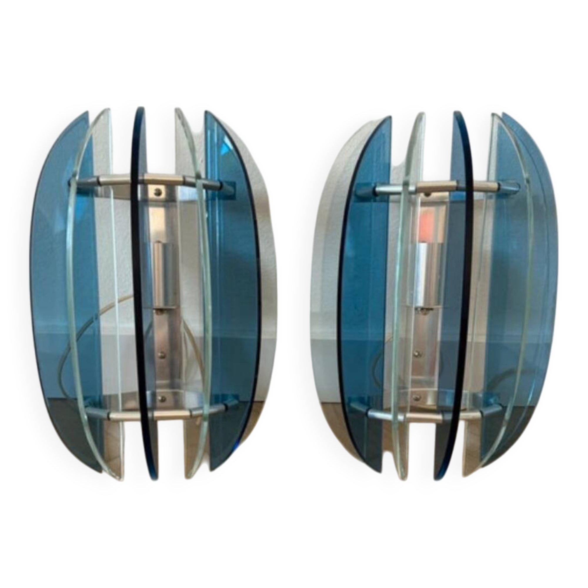 Pair of Italian VECA wall lights - 1960s