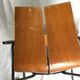 Armchair by Hans Bellmann 50's, metal and wood