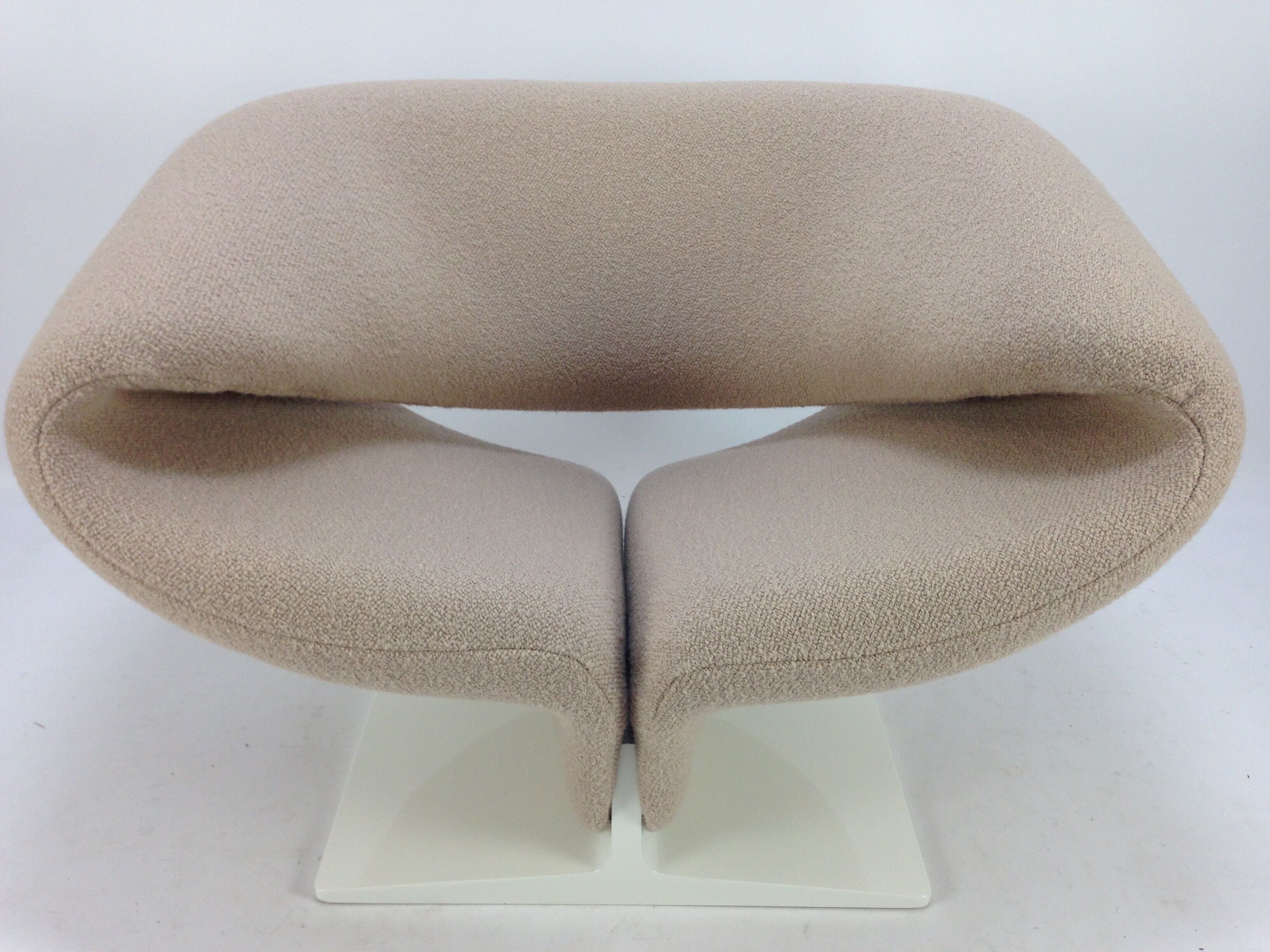 Ribbon armchair by Pierre Paulin for Artifort with Pierre Frey, 1960s