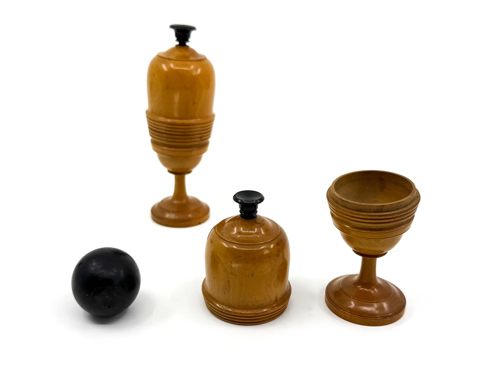 Magic trick vases • Turned boxwood • Napoleon III
