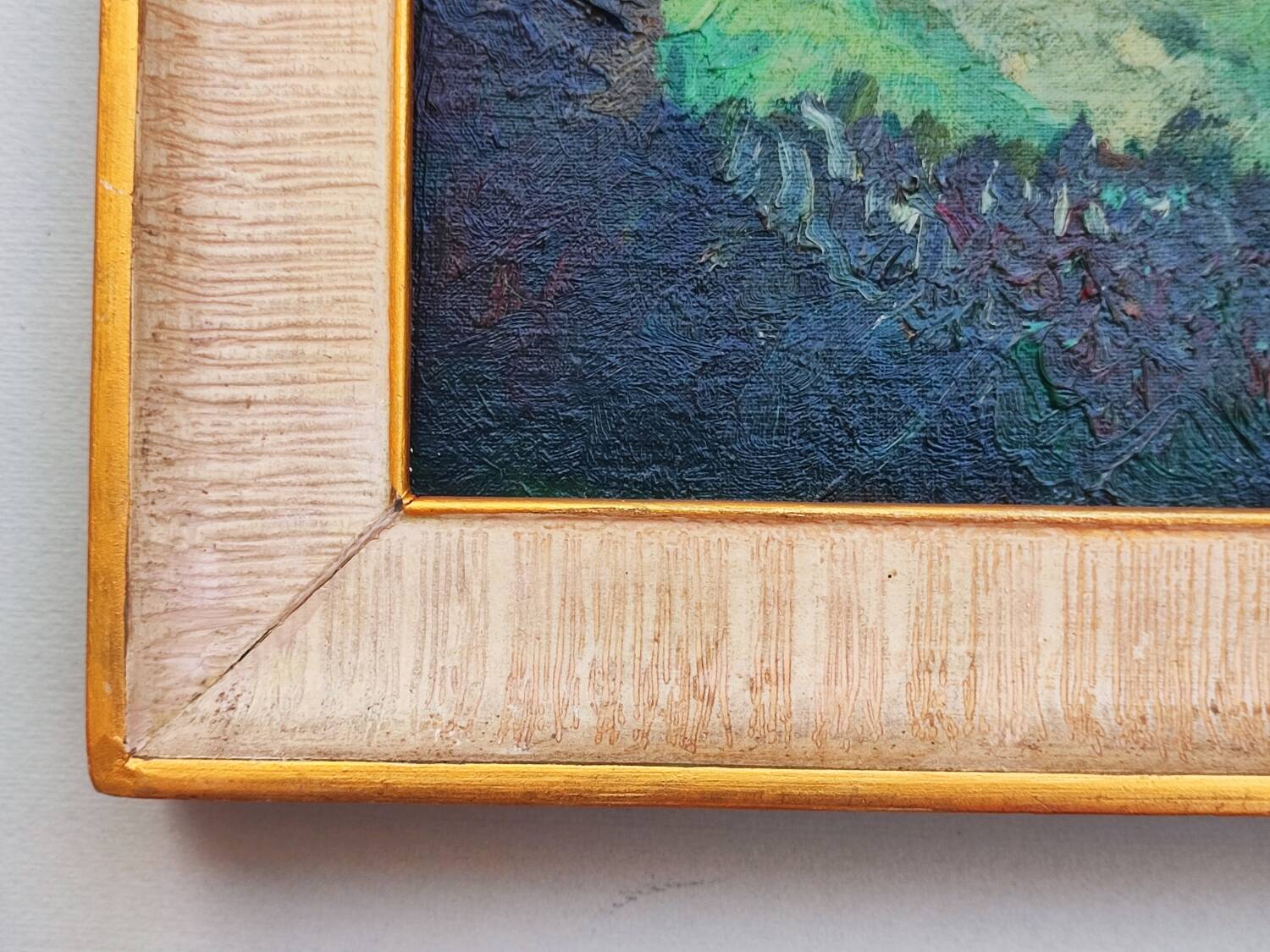 Painting - Italian village landscape