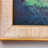 Painting - Italian village landscape