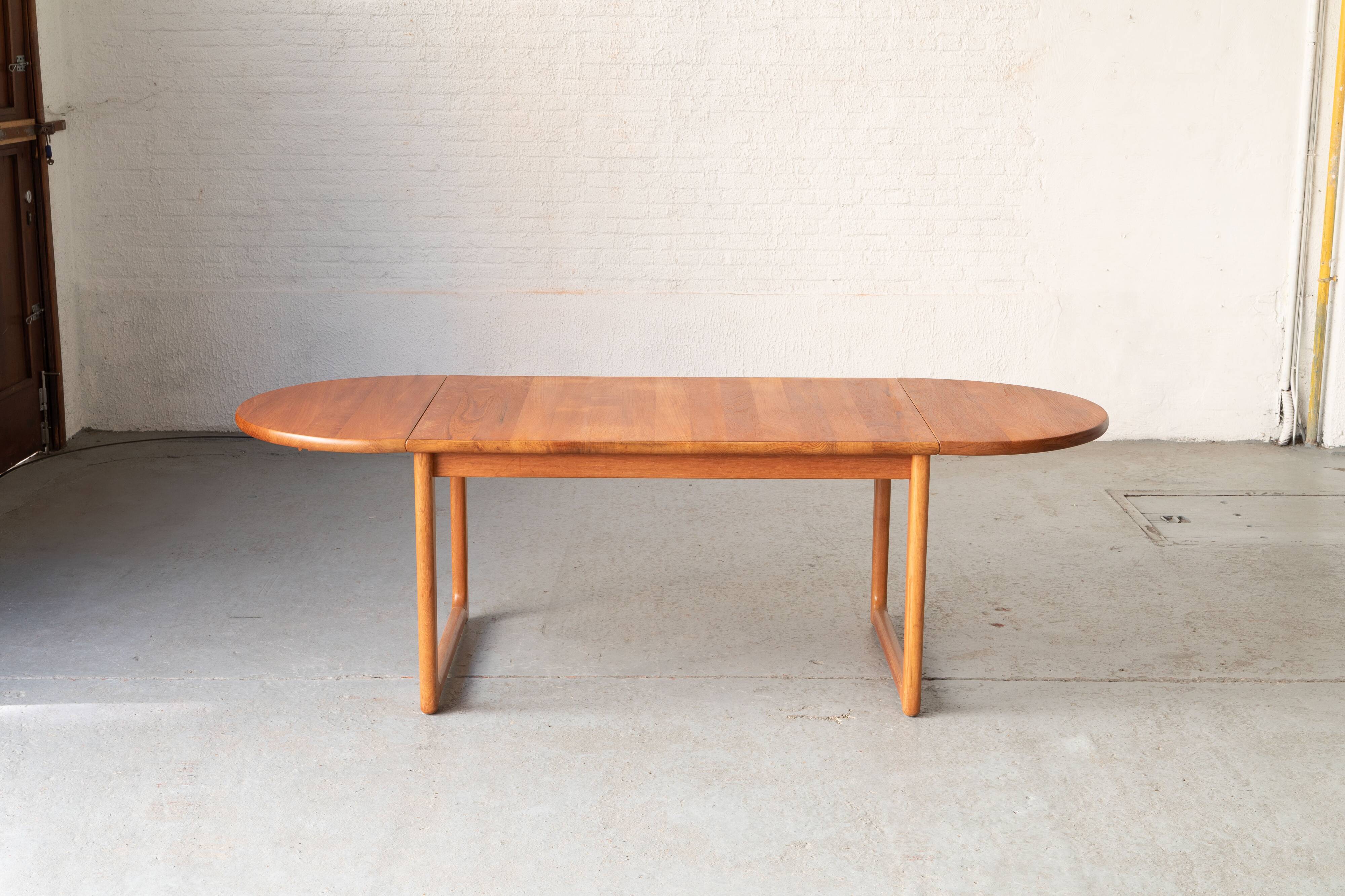 Dining table in solid teak, Denmark, 1960's
