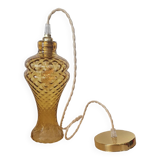 Amber portable or pendant lamp