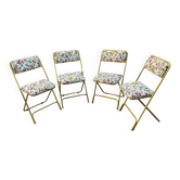 4 Vintage Lafuma Chantazur folding chairs