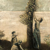 Oil on canvas early twentieth century