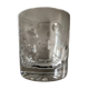 produit BHV 6 verres gobelets whisky en demi cristal taillé pois 1980