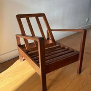 Vintage wooden armchair for children 1960
