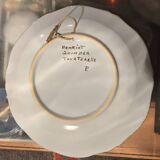 Assiette creuse en faïence Henriot Quiper