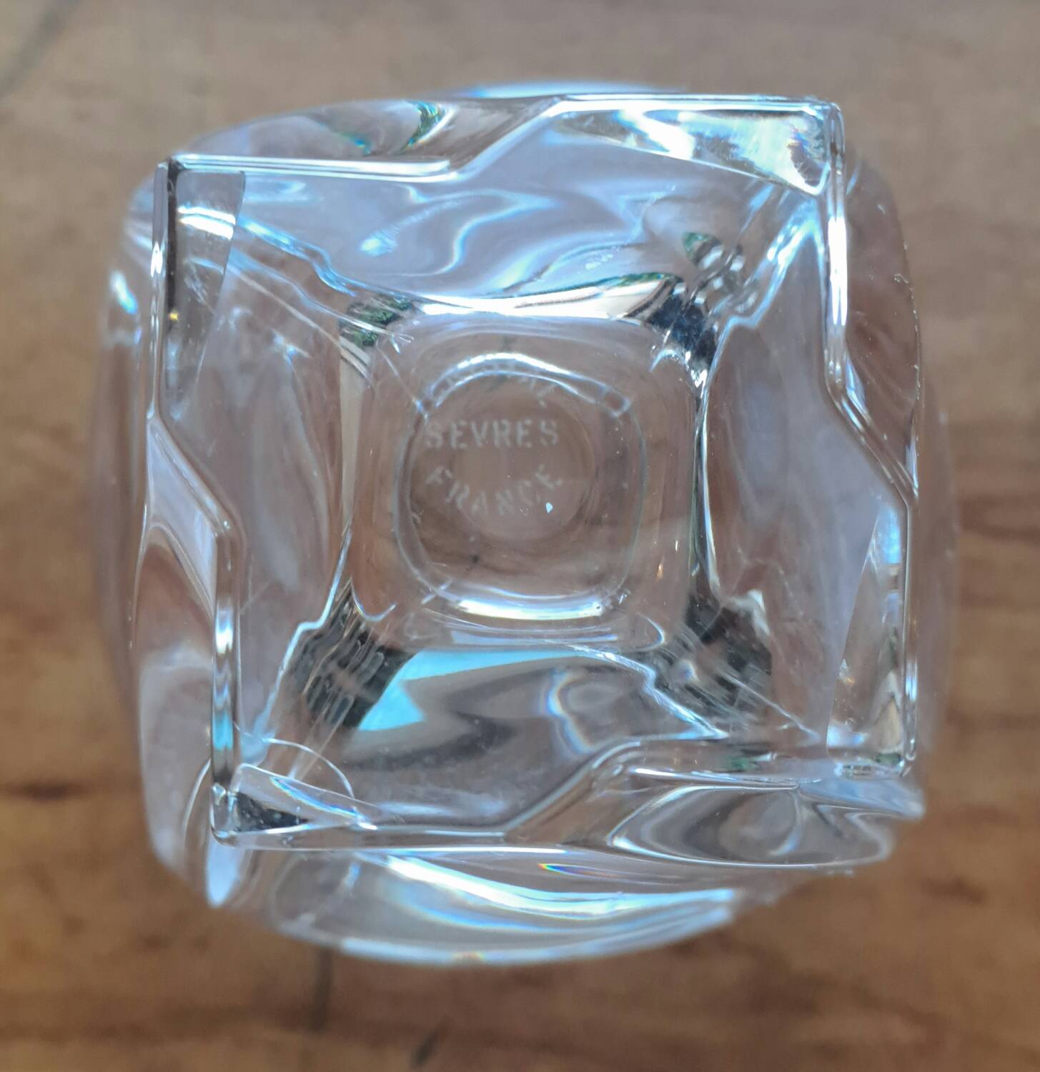 Crystal vase Sèvres France