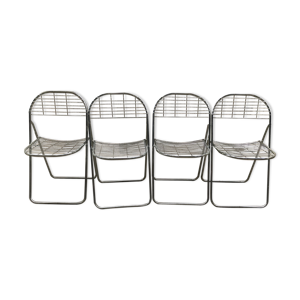 Lot de 4 chaises pliantes