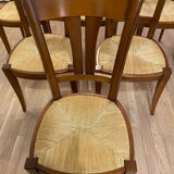 6 Camaret beech chairs
